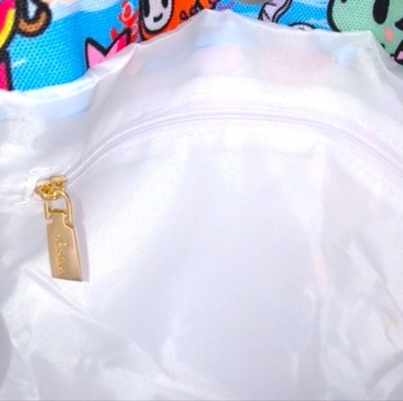 LIMITED EDITION Tokidoki Canvas Tote Bag w/ Unicorn BAG CHARM - Picture 10 of 11